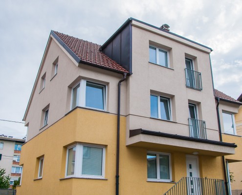 Student rooms in Ljubljana Moste - Outside of the building from the courtyard